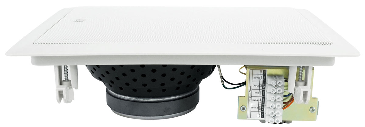 (2) JBL CONTROL 128 WT 8" 50w Commercial 70v In-Wall Speakers For Restaurant/Bar