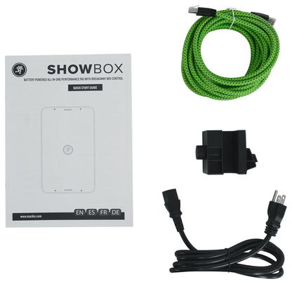 Mackie ShowBox Rechargeable 8" DJ PA Bluetooth Speaker+Mixer Recording Interface