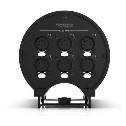 American DJ Data Distro 6 6-Way DMX/RDM Data Splitter 5-Pin XLR w/Mount Straps