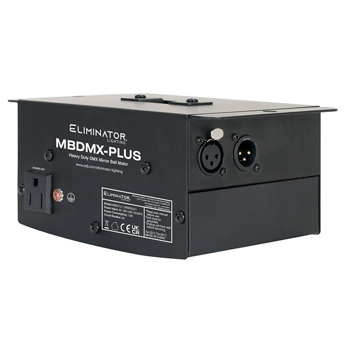 Eliminator American DJ MBDMX-PLUS Mirror Ball Motor for Up To 20" Mirror Balls