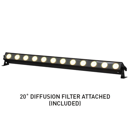 American DJ ADJ UBL12H IP20 12x20 Watt LED RGBAL DMX Wash Strip Light Bar