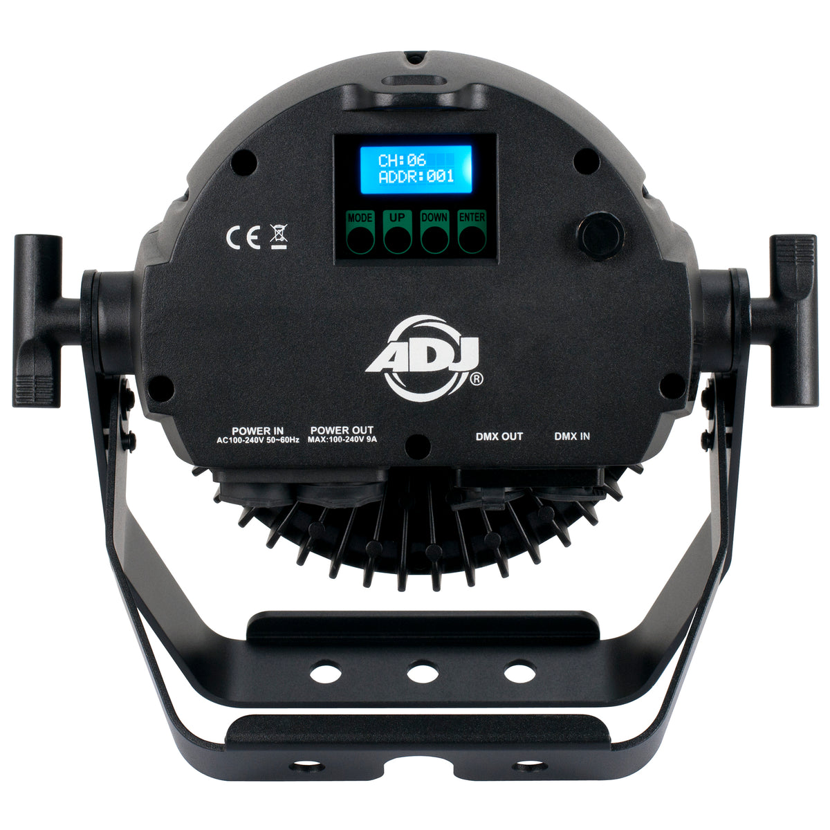 (4) 12P HEX IP Outdoor RGBAW + UV LED DMX Par Can Wash Up-Lights
