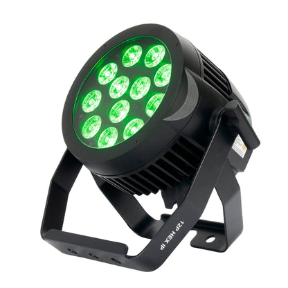 (6) 12P HEX IP Outdoor RGBAW+UV LED DMX Par Can Wash Up-Lights