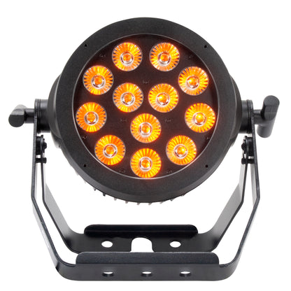 (6) 12P HEX IP Outdoor RGBAW+UV LED DMX Par Can Wash Up-Lights