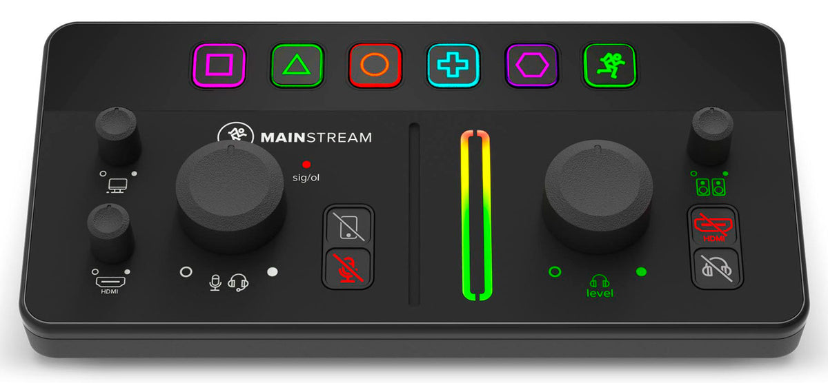 Mackie MainStream Bus Powered Live Streaming Interface w/HDMI/XLR/1/4"/USB-C
