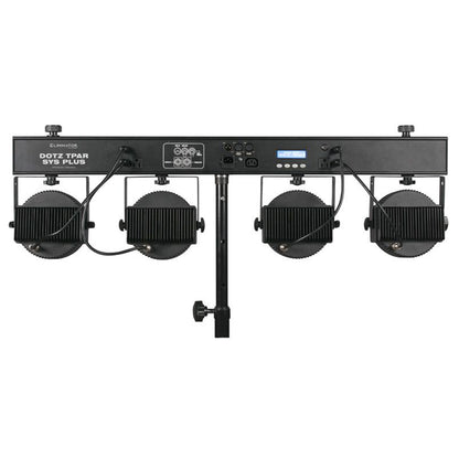 Eliminator Dotz Tpar Sys Plus COB Wash Lights+Foot+Remote Controls+Stand+Bags