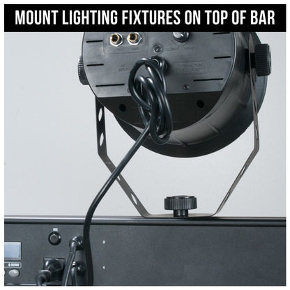 Eliminator Dotz Tpar Sys Plus COB Wash Lights+Foot+Remote Controls+Stand+Bags