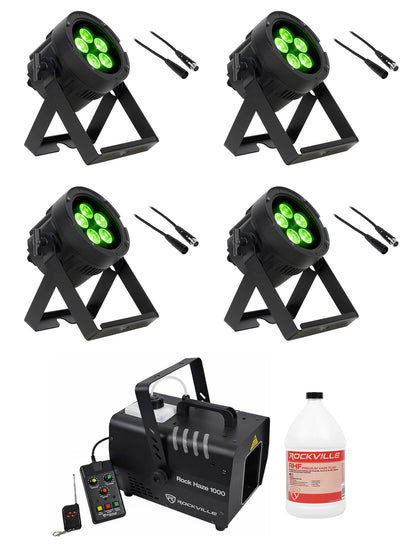 Encore LP5IP 4-Pack + ROCKHAZE 1000 V2 + RHF-1 4-Pack