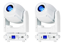 (2) FOCUS SPOT 4Z PEARL 200W CW LED DMX Moving Head Spotlights