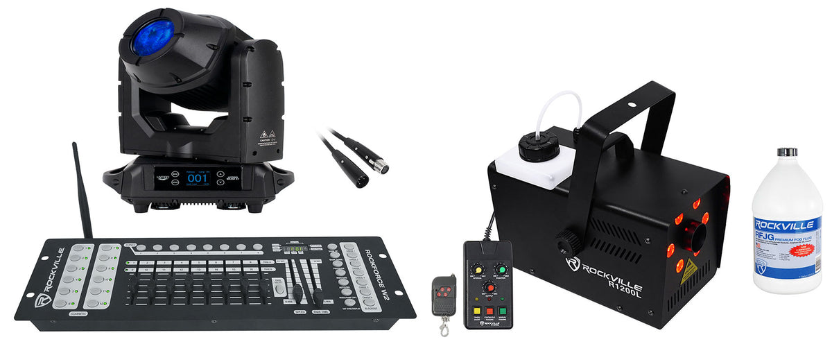HYDRO BEAM X1 Outdoor Wireless DMX Moving Head Light+Control+Fogger