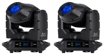 (2) HYDRO BEAM X1 100W IP65 LED DMX Moving Head Beam Lights