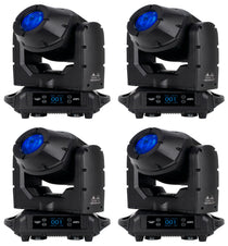 (4) HYDRO BEAM X1 100W Outdoor LED Wireless DMX Moving Head Beam Lights