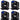 (4) American DJ HYDRO BEAM X1 Outdoor LED Wireless DMX Moving Head Beam Lights