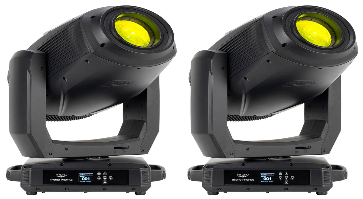 (2) Hydro Profile 660W IP65 LED DMX Moving Head Spotlights