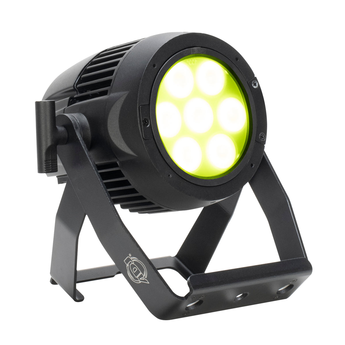 (4) Encore LP7IP 7x20W Outdoor RGBL LED DMX Par Can Wash Lights