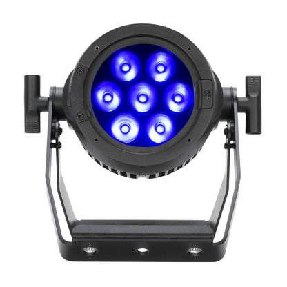 (8) Encore LP7IP 7x20W Outdoor RGBL LED DMX Par Can Wash Lights