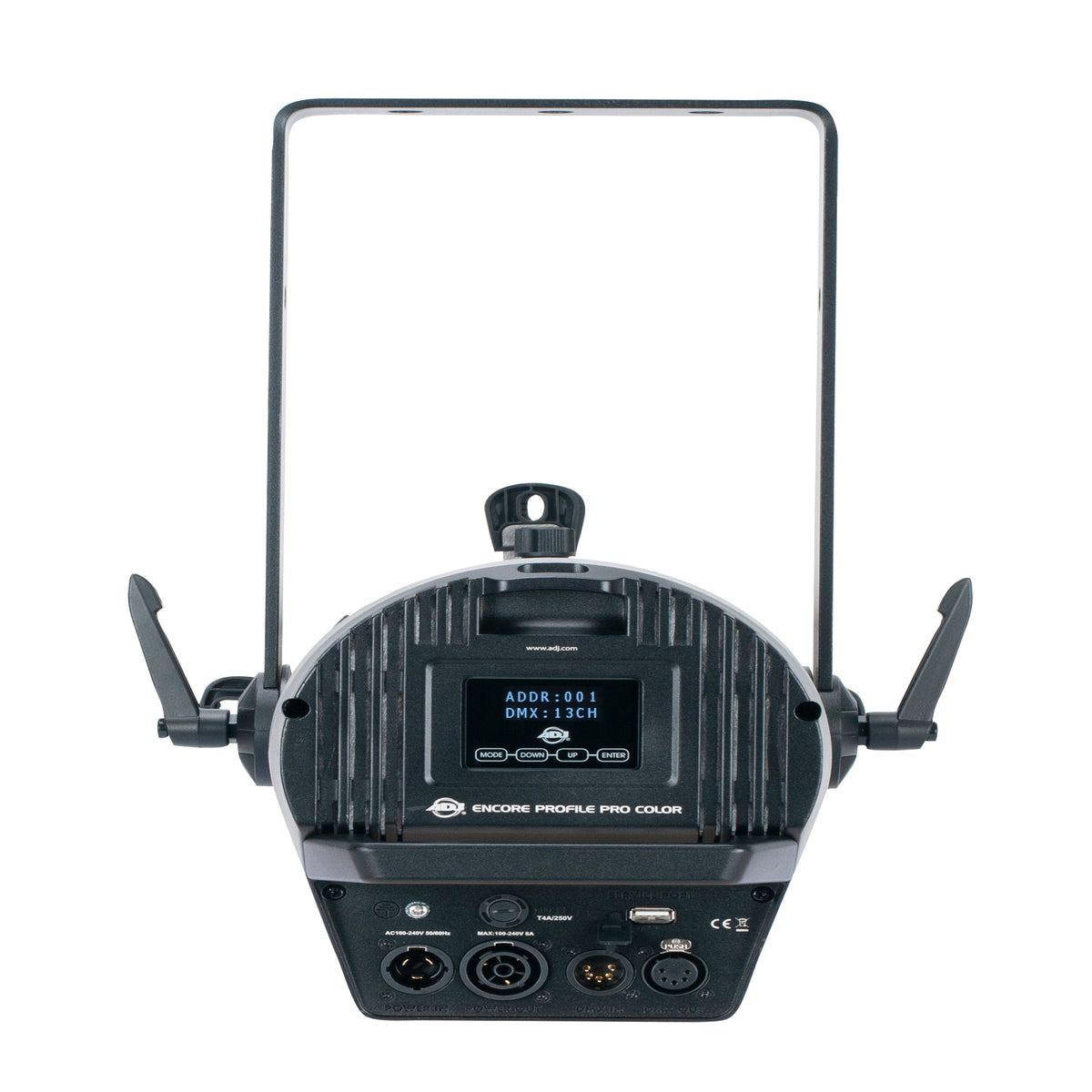 (2) American DJ ENCORE PROFILE PRO COLOR RGBWAL LED DMX Ellipsoidal Spotlights