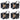 4) American DJ ENCORE FR20 DTW 17 Watt Dim to Warm White LED Fresnel Beam Lights