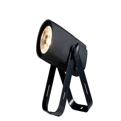 (2) SABER SPOT WW Compact 15 Watt Warm White LED DMX Pinspot Lights