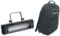Mega Flash DMX 800-Watt Compact DMX Strobe Light + Backpack ADJ