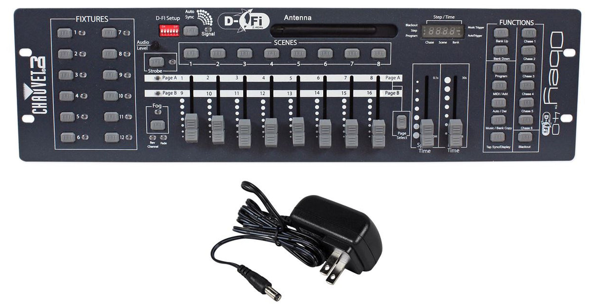 Obey 40 D-Fi 2.4 DMX Controller + DJ Backpack