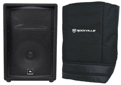 JBL JRX212 1000 Watt 12" 2-Way DJ PA Speaker Floor Wedge Monitor+Slip Cover