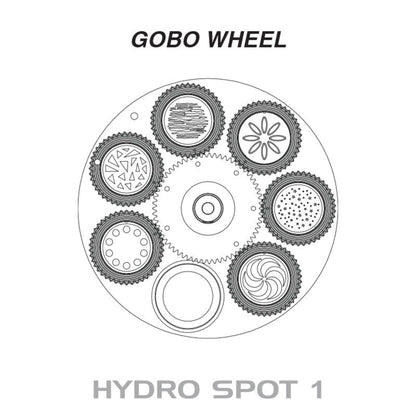 (4) Hydro Spot 1 Outdoor LED Wireless DMX Moving Head Spot Lights