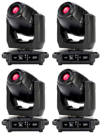 (4) Hydro Spot 1 Outdoor LED Wireless DMX Moving Head Spot Lights
