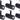 (6) American DJ PINSPOT LED II 3W Compact Cool White LED Pinspot Stage Lights