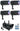 (4) American DJ PINSPOT LED QUAD DMX 8 Watt RGBW Pinspot Lights w/ Remote+Fogger