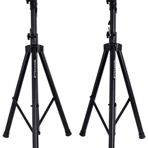 Rockville RPG152K V2 BOX 3 Pair of Tripod DJ PA Speaker Stand With Adjustable Height