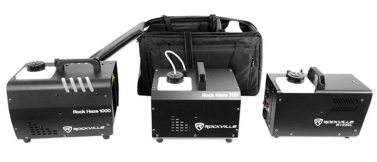 (2) 32 HEX Panel IP + ROCKHAZE 1000 Hazer + Fogger + Fluids + Cables