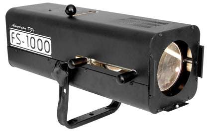 (2) FS-1000 Followspot Lights w/ 575W Halogen Lamp+Hanging Bracket