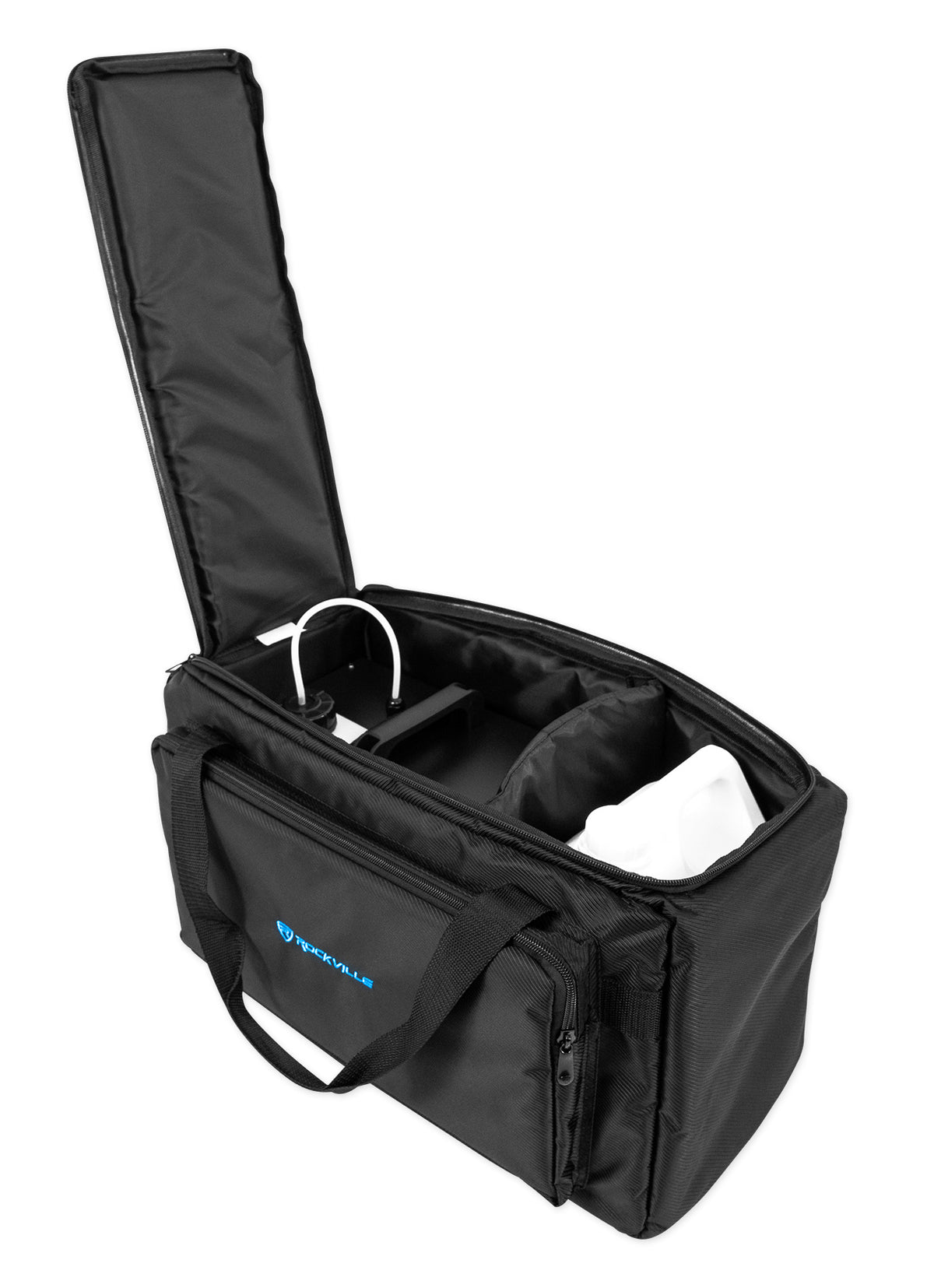 (2) FS-1000 Followspot Lights+Fogger+Travel Bag+Fog Fluid