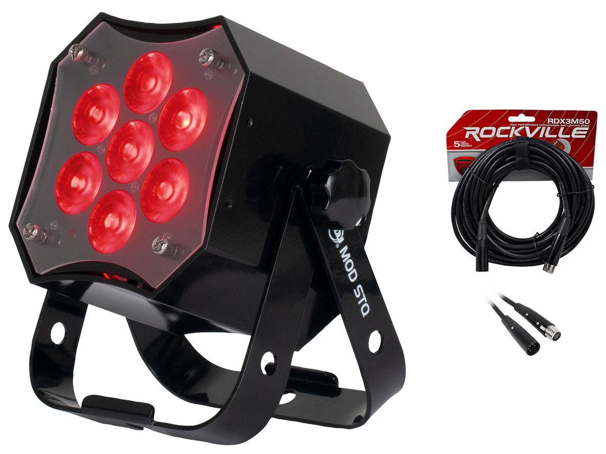 MOD STQ LED Wash Light + 50' DMX Cable Set