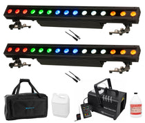 15 Hex Bar IP 2-Pack + ROCKHAZE 1000 V2 + RHF-2 2-Pack