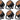 (6) American DJ 18P HEX IP 18 x 12W Outdoor RGBAW+UV LED DMX Par Can Wash Lights