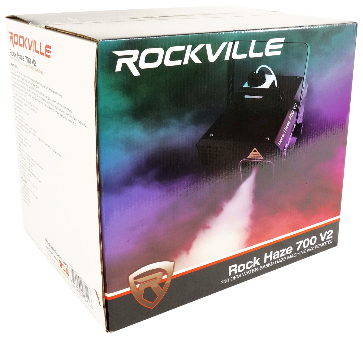 (2) 18P HEX IP + ROCKHAZE 700 Hazer + R700 Fogger + Fluids