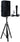 American Audio APX12 GO BT 12" Rechargeable DJ PA Speaker w/Bluetooth+Mic+Stand