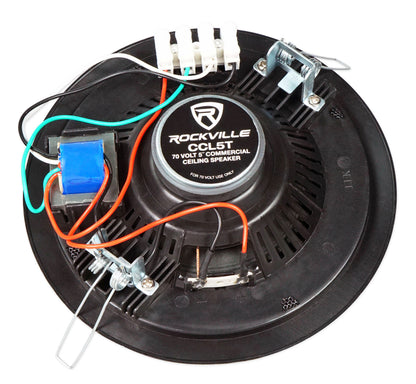 JBL CSA 140Z Commercial 70v Amplifier Amp+(4) 5" Black Ceiling Speakers CSA140Z