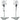 Pair Rockville RVSM5 White Adjustable Studio Monitor Bookshelf Speaker Stands