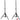 ProX T-SS26P Set of 2 Heavy Duty All Metal 8' Speaker Tripod Stands+Carry Case