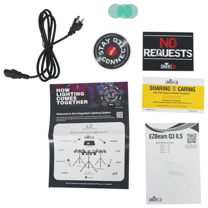Chauvet DJ EZbeam Q3 ILS Battery-Powered All in one DMX Wash Effect Light