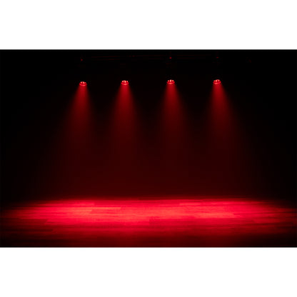 (4) Stealth Wash Zoom 7x12W RGBW LED DMX Moving Head Wash Lights