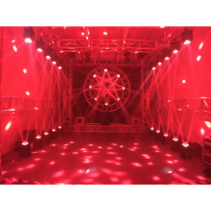(2) Stealth Wash Zoom 7x12W RGBW LED DMX Moving Head Lights