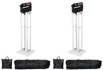 EZbeam Q3 ILS Lights + RTP32W Totem Stands Bundle