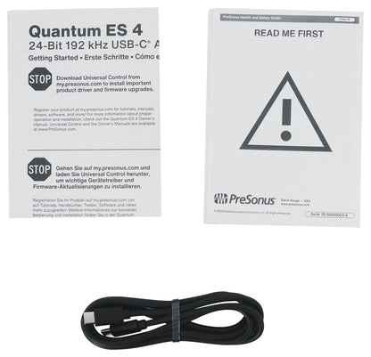 Presonus Quantum ES4 4 x 4, 24-bit / 192 kHz USB-C Audio Recording Interface