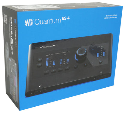 Presonus Quantum ES4 4 x 4, 24-bit / 192 kHz USB-C Audio Recording Interface