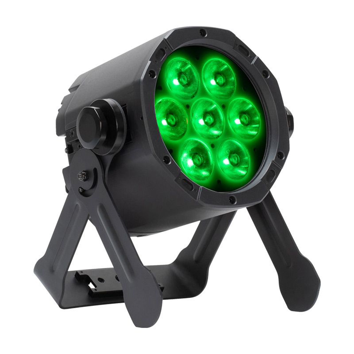(2) American DJ ElectraPix Par 7 RGBAL+UV LED IP65 Wireless DMX Outdoor Par Lights