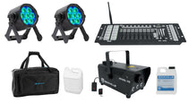 ElectraPix Par 7 2-Pack + ROCKFORCE W2 + 2 2-Pack